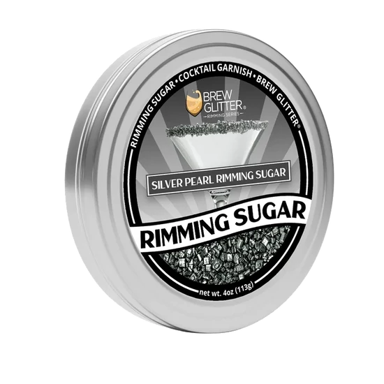 Brew Glitter Rimming Sugar Silver 113g