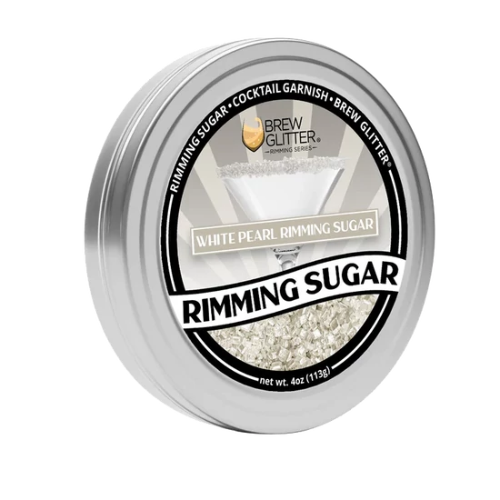 Brew Glitter Rimming Sugar White 113g