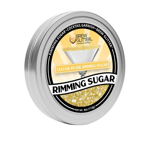 Brew Glitter Rimming Sugar Yellow 113g