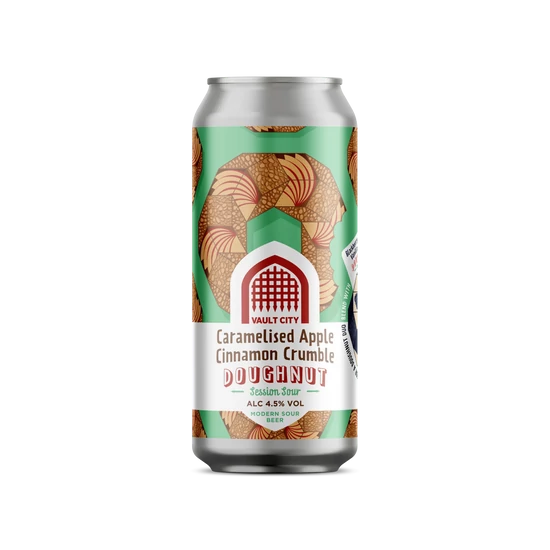 Vault City Caramelised Apple Cinnamon Crumble Doughnut Session Sour 4,5% 440ml DRS