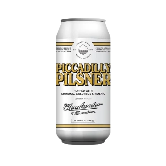 Cloudwater Piccadilly Pilsner 4,2% 440ml