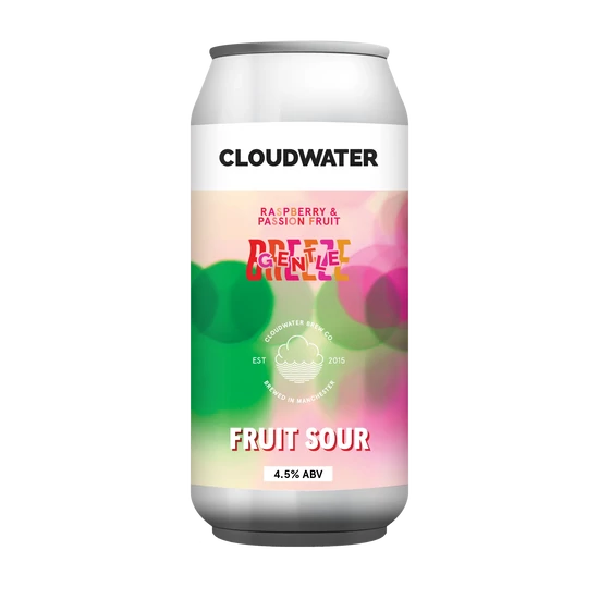 Cloudwater Gentle Breeze Raspberry & Passion Fruit Sour 4,5% 440ml
