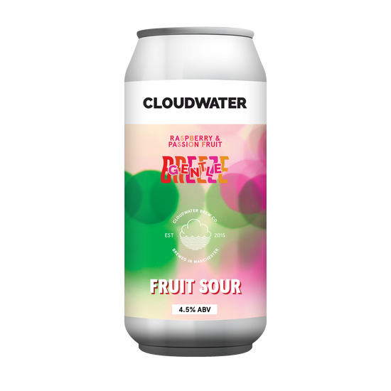 Cloudwater Gentle Breeze Raspberry & Passion Fruit Sour 4,5% 440ml