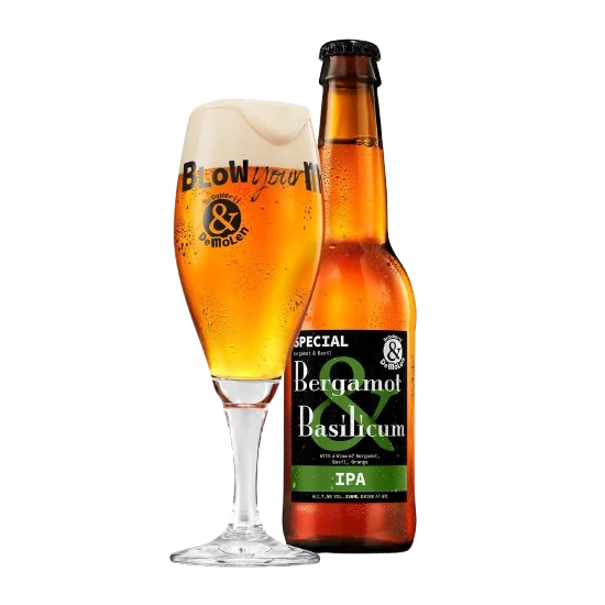 De Molen Bergamot & Basil IPA üveg 7,5% 330ml DRS