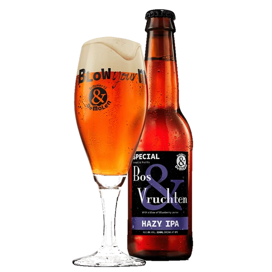 De Molen Bos & Vruchten IPA üveg 8% 330ml DRS