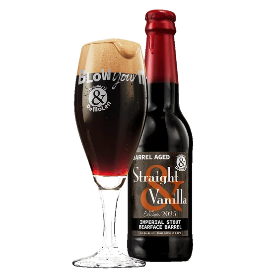 De Molen Straight & Vanilla üveg 14% 330ml DRS