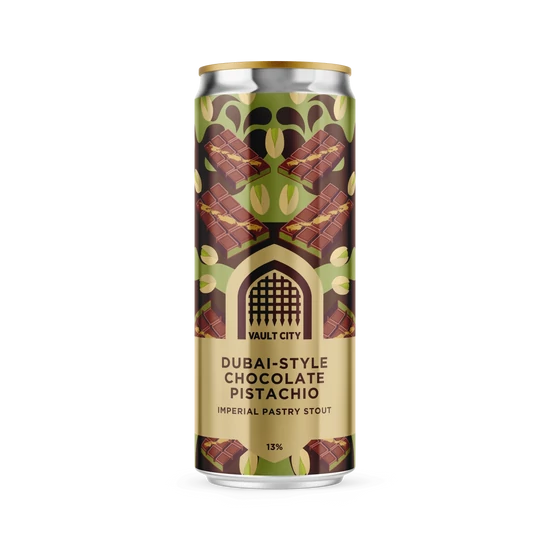 Vault City Dubai Style Chocolate Pistachio Imperial Stout 13% 330ml DRS