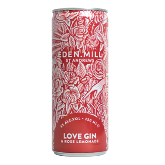 Eden Mill Love Gin & Rose Lemonade 5% 250ml