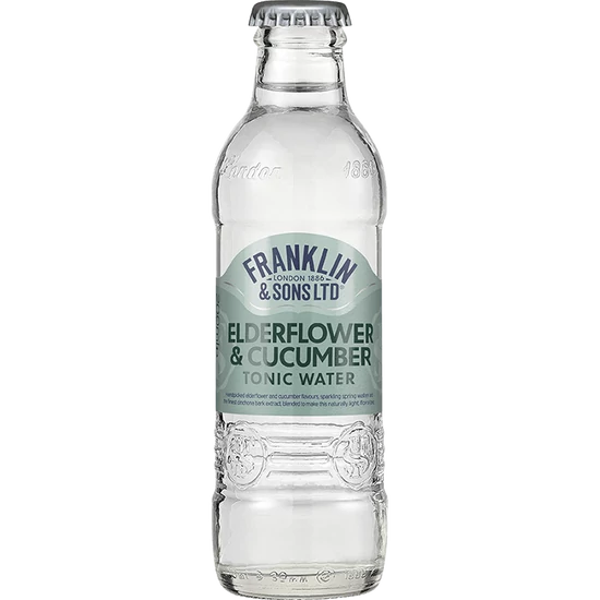 Franklin & Sons Elderflower & Cucumber Tonic Water 200ml DRS