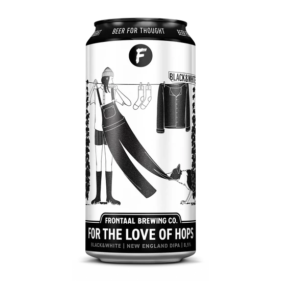 Frontaal Brewing For The Love Of Hops Black & White NEDIPA 8,5% 440ml