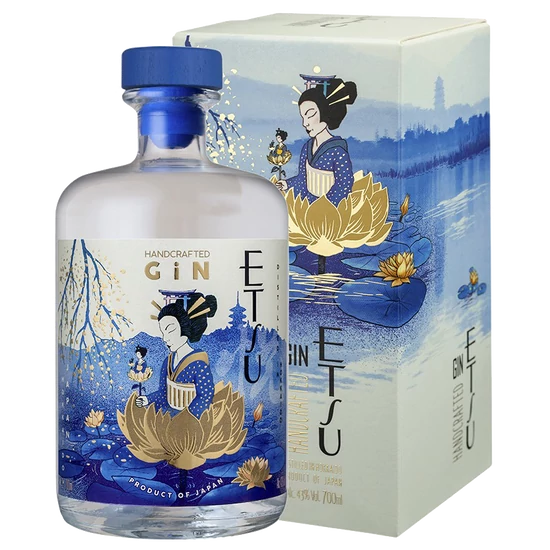 Etsu Japán Gin díszdobozos 43% 700ml