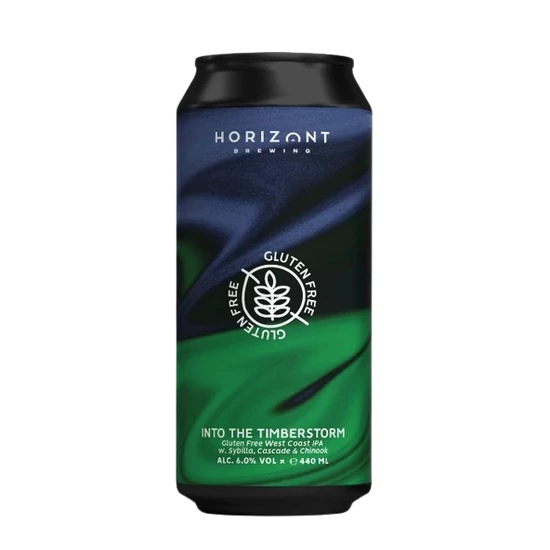 Horizont Into the Timberstorm Gluténmentes West Coast IPA 6% 440ml DRS