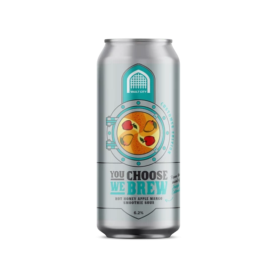 Vault City Hot Honey Apple Mango Smoothie Sour 6,2% 440ml DRS