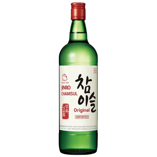 Jinro Chamisul Original Soju 20,1% 350ml DRS