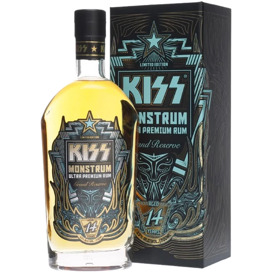 KISS Monstrum Grand Reserve Ultra Premium 14 YO Rum 43% 700ml DRS