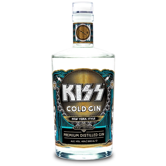KISS Cold Gin New York Style 40% 500ml
