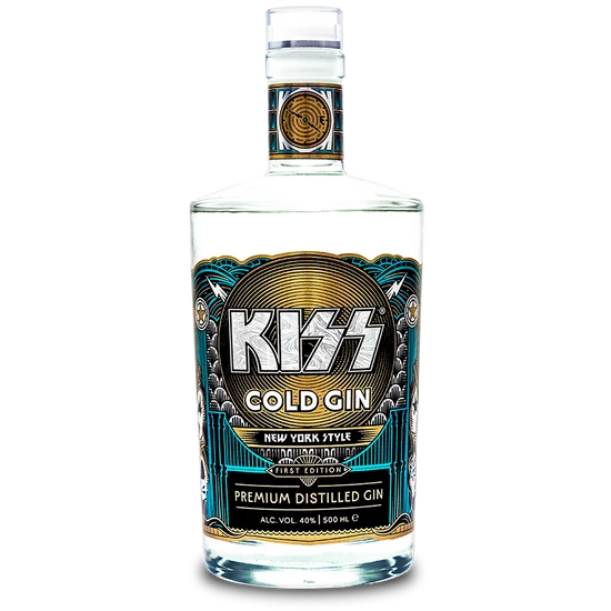 KISS Cold Gin New York Style 40% 500ml DRS