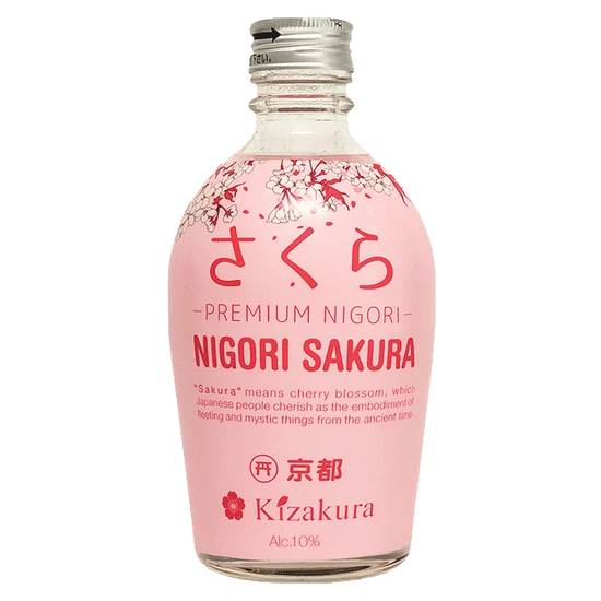 Kizakura Sakura Premium Nigori 10% 300ml
