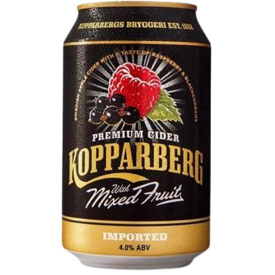 Kopparberg Cider Mixed Fruit 4% 330ml DRS