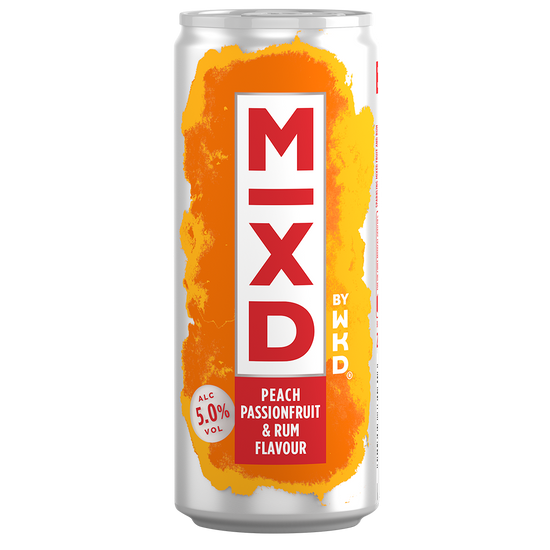 WKD MiXD Peach, Passionfruit & Rum Flavour doboz 5% 250ml