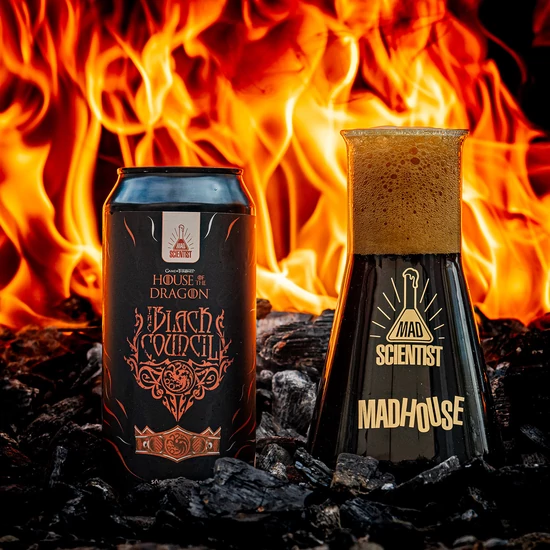Mad Scientist House of the Dragon - The Black Council Stout 7% 440ml