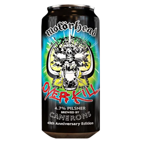 Motörhead Overkill 40th Anniversary Edition 4,7% 440ml