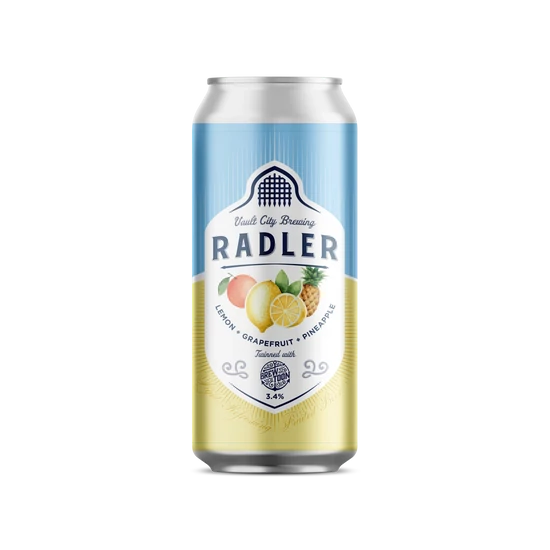 Vault City Pear, Lime & Elderberry Radler 3,4% 330ml DRS