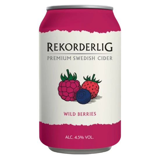 Rekorderlig Wildberries cider doboz 4,5% 330ml DRS