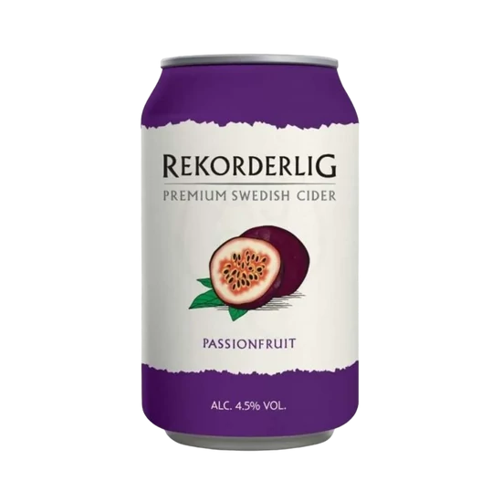 Rekorderlig Passionfruit cider doboz 4,5% 330ml DRS