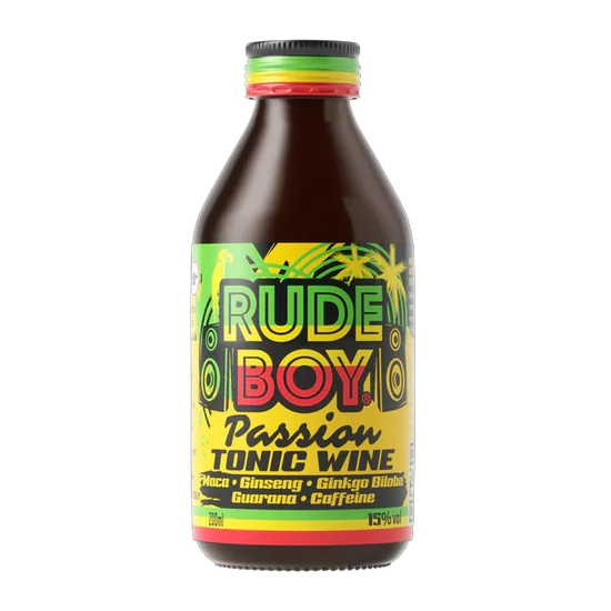 Rude Boy Tonic Wine Passion 15% 12x200ml