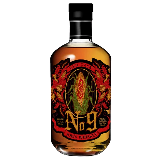 Slipknot No. 9 Red Cask Limited Edition Iowa Whiskey 48% 700ml