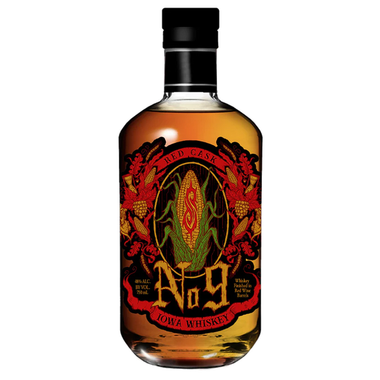 Slipknot No. 9 Red Cask Limited Edition Iowa Whiskey 48% 700ml