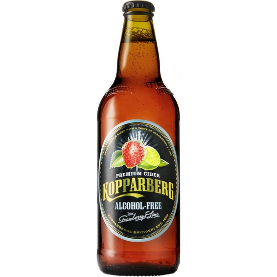 Kopparberg Cider Strawberry & Lime 0% 500ml (alkoholmentes)