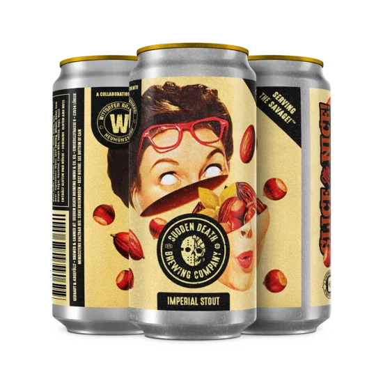 Sudden Death x Wittorfer Brauerei Slice Me Nice Imperial Stout 14,5% 440ml DRS