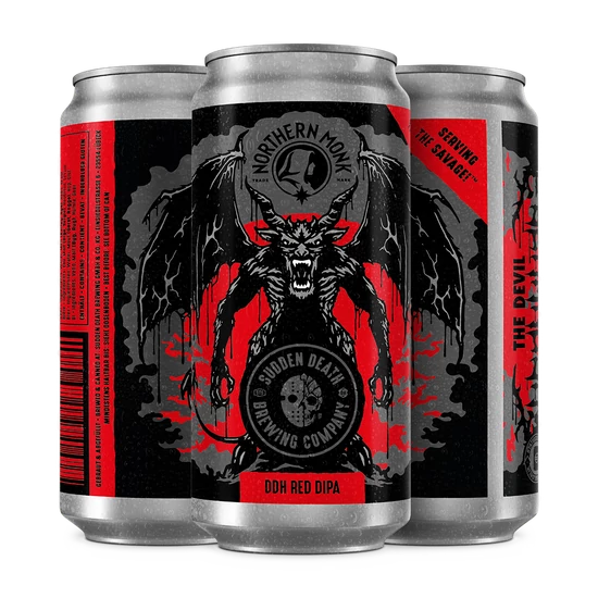 Sudden Death x Northern Monk The Devil Everywhere DIPA 8% 440ml DRS