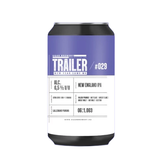 Ugar Brewery Trailer 029 NEIPA 6,5% 330ml DRS