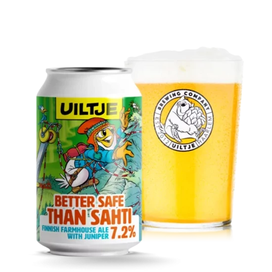 Uiltje Brewing Company Better Safe Than Sahti Pilsner 7,2% 330ml