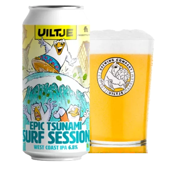 Uiltje Brewing Company Epic Tsunami Surf IPA doboz 6,8% 440ml DRS