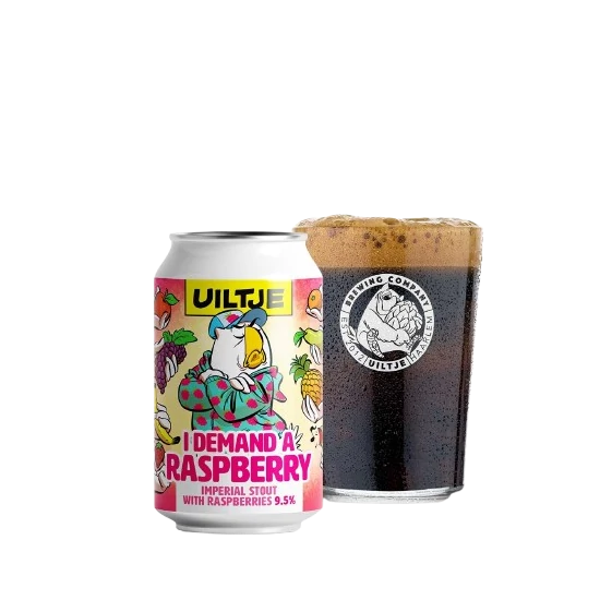 Uiltje Brewing Company I Demand A Raspberry Stout doboz 9,5% 330ml DRS