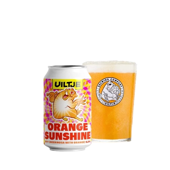 Uiltje Brewing Company Orange Sunshine Wit 5,5% 330ml DRS