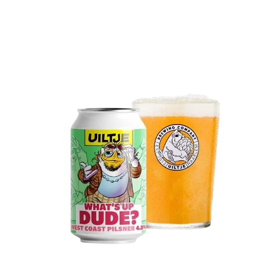 Uiltje Brewing Company What's Up Dude IPL 4,8% 330ml DRS