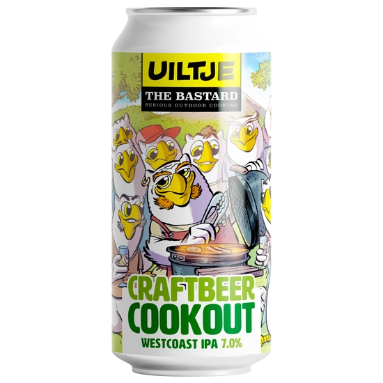 Uiltje Brewing Company Craftbeer Cookout! West Coast IPA 7% 440ml