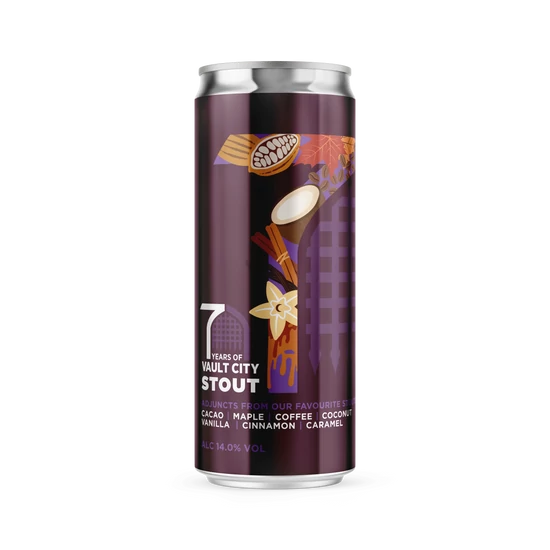 Vault City 7 Years Stout 14% 330ml DRS