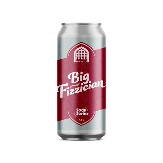 Vault City Big Fizzician - Bold Imperial Sour Soda 8% 440ml DRS