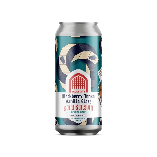 Vault City Blackberry Tonka Vanilla Glaze Doughnut Session Sour 4,5% 440ml DRS