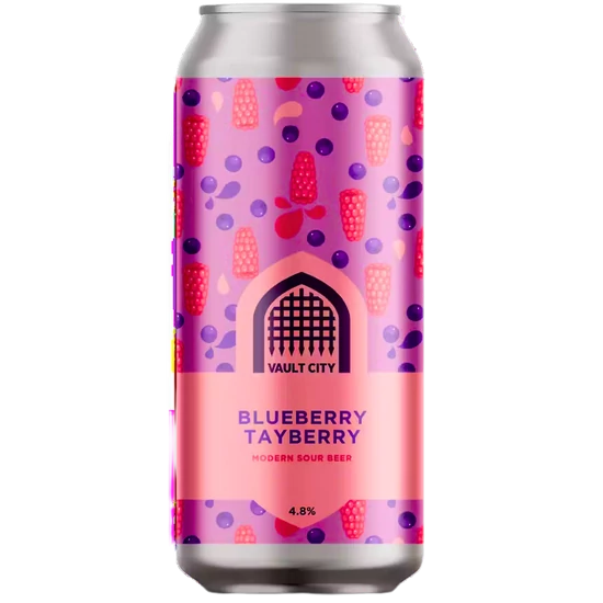 Vault City Blueberry Tayberry 4,8% 440ml DRS