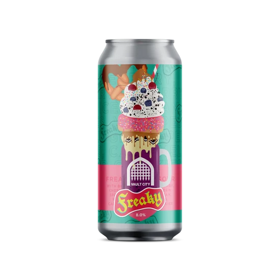 Vault City Freaky Milkshake Sour - Epic Flavor Explosion 8% 440ml DRS
