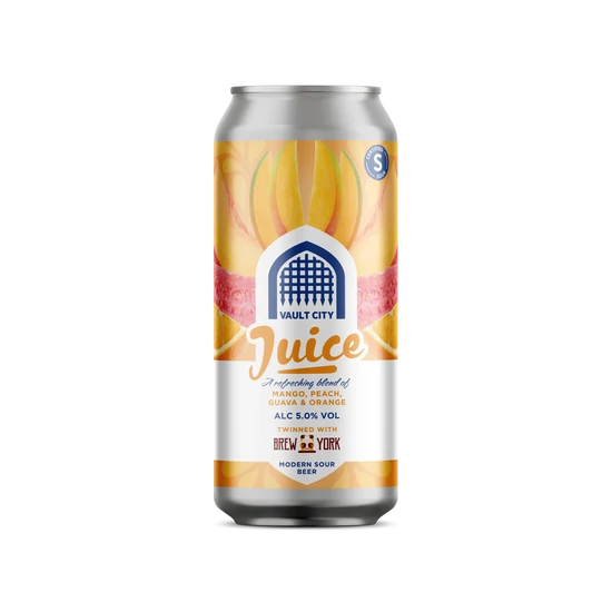 Vault City Juice-Mango, Peach, Guava, Orange 5% 440ml DRS