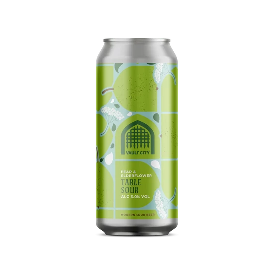 Vault City Pear & Elderflower Table Sour 3% 440ml DRS