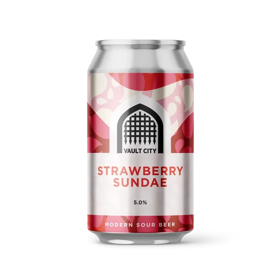 Vault City Strawberry Sundae Sour 5% 440ml DRS